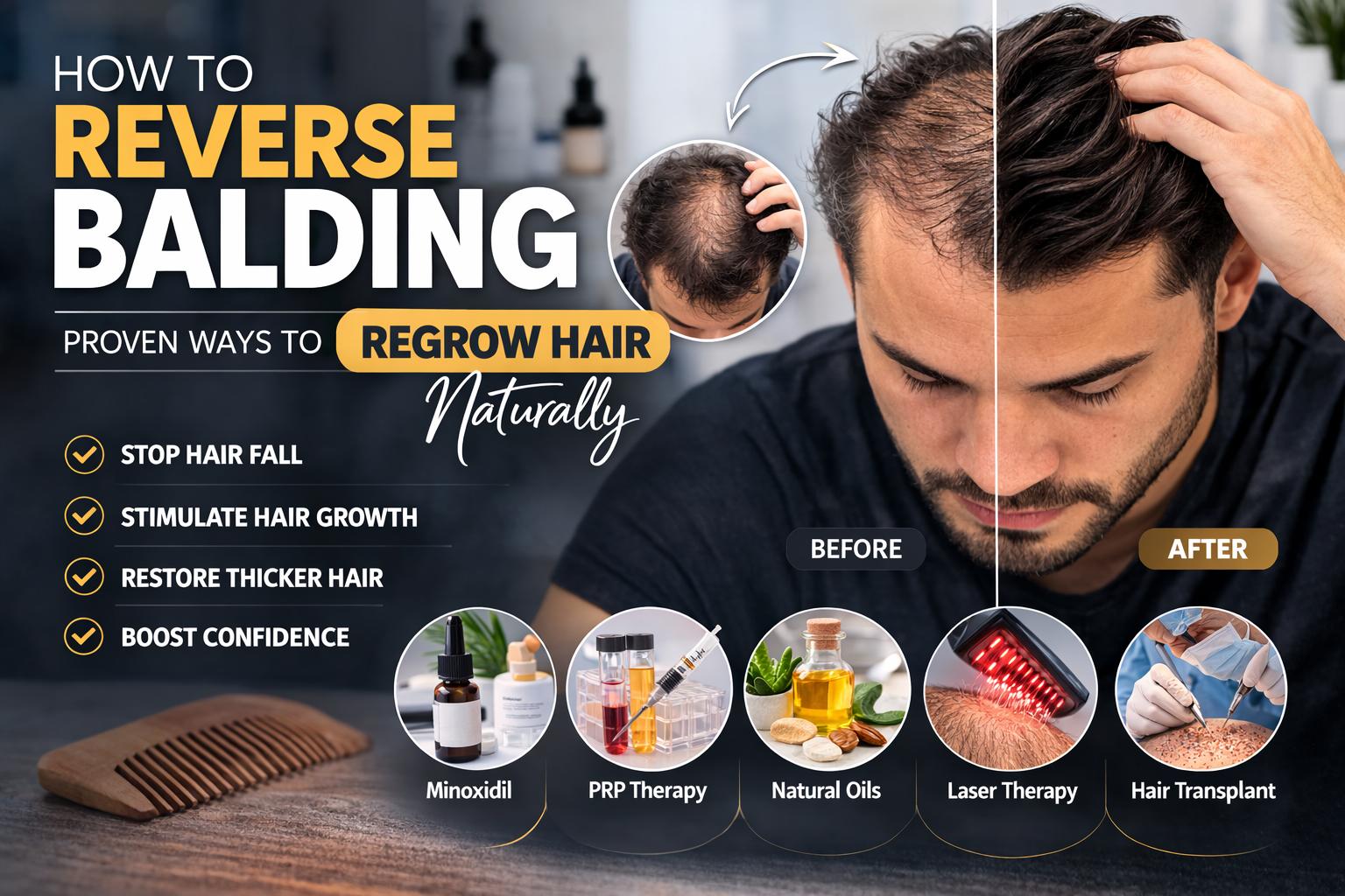 how to reverse balding naturally