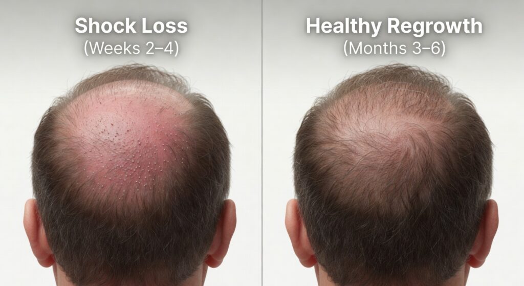 How To Treat Diffuse Hair Loss In The Donor Area After Hair Transplant