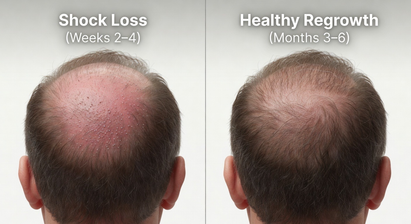 How To Treat Diffuse Hair Loss In The Donor Area After Hair Transplant