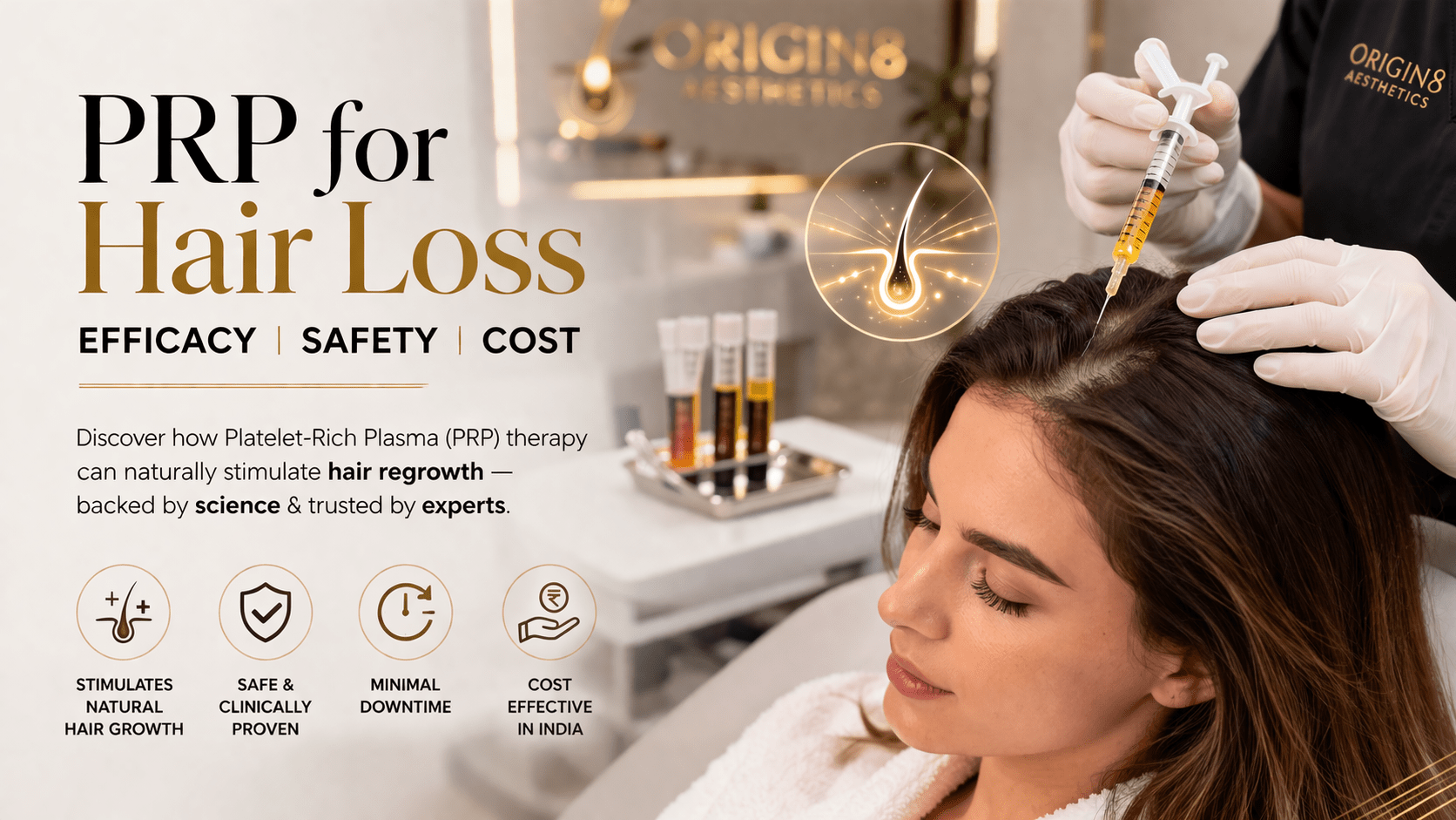 PRP therapy for hair regrowth