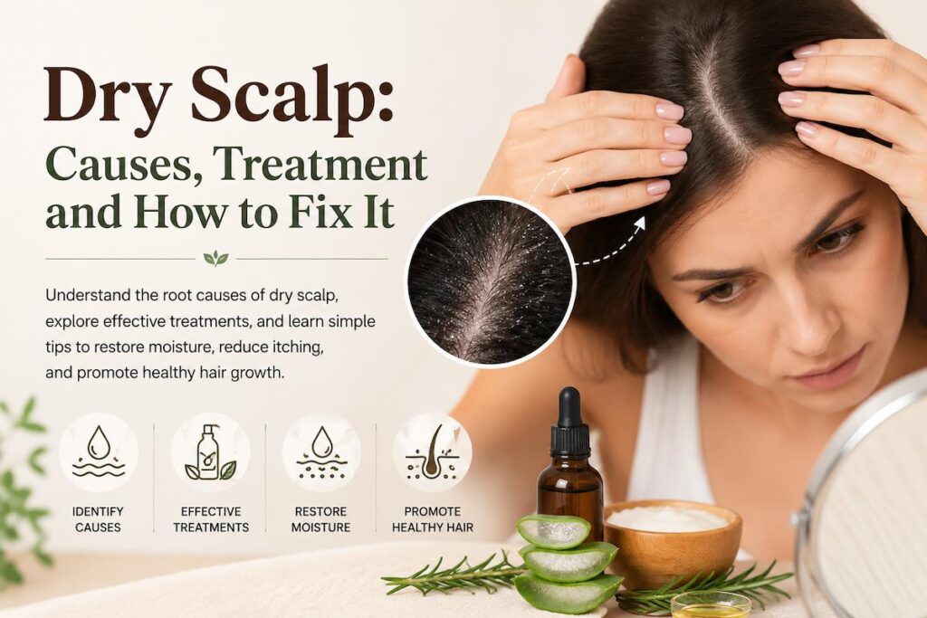 dry scalp causes and treatment