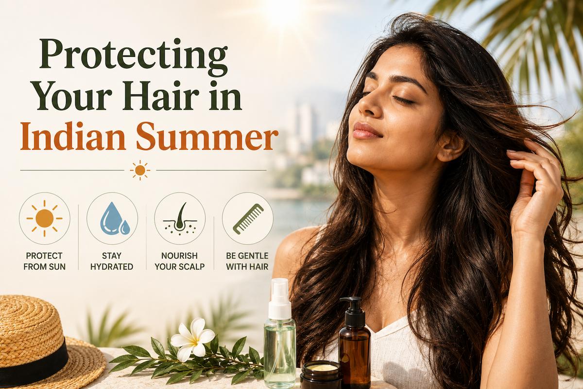 protecting your hair in Indian summer