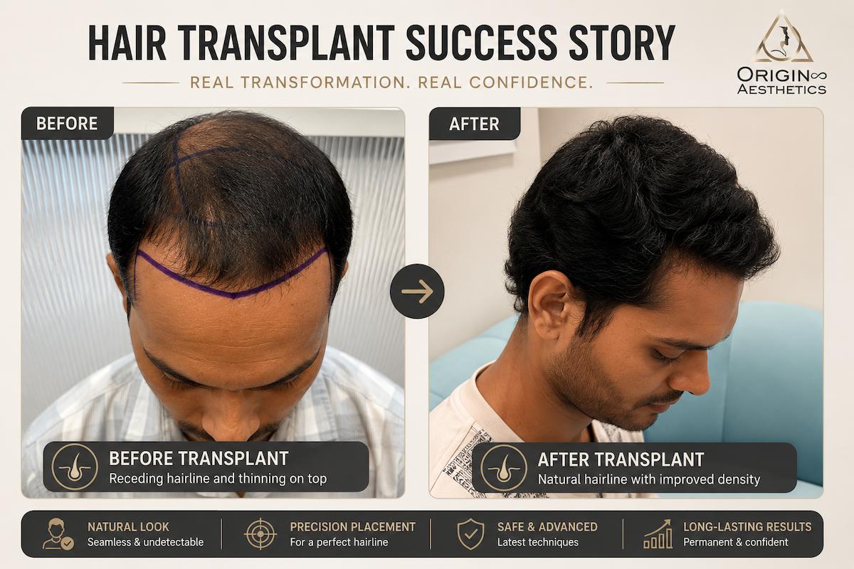 From Hair Loss to Confidence: A Real Hair Transplant Transformation Story